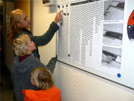 Ook in het stembureau zelf kon de keus nog worden bepaald.